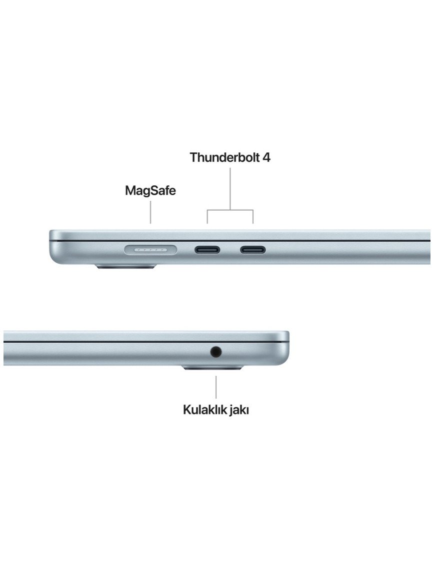 Apple MacBook Air M4 16GB 512GB SSD macOS 15" Taşınabilir Bilgisayar Gök Mavisi MC7C4TU/A